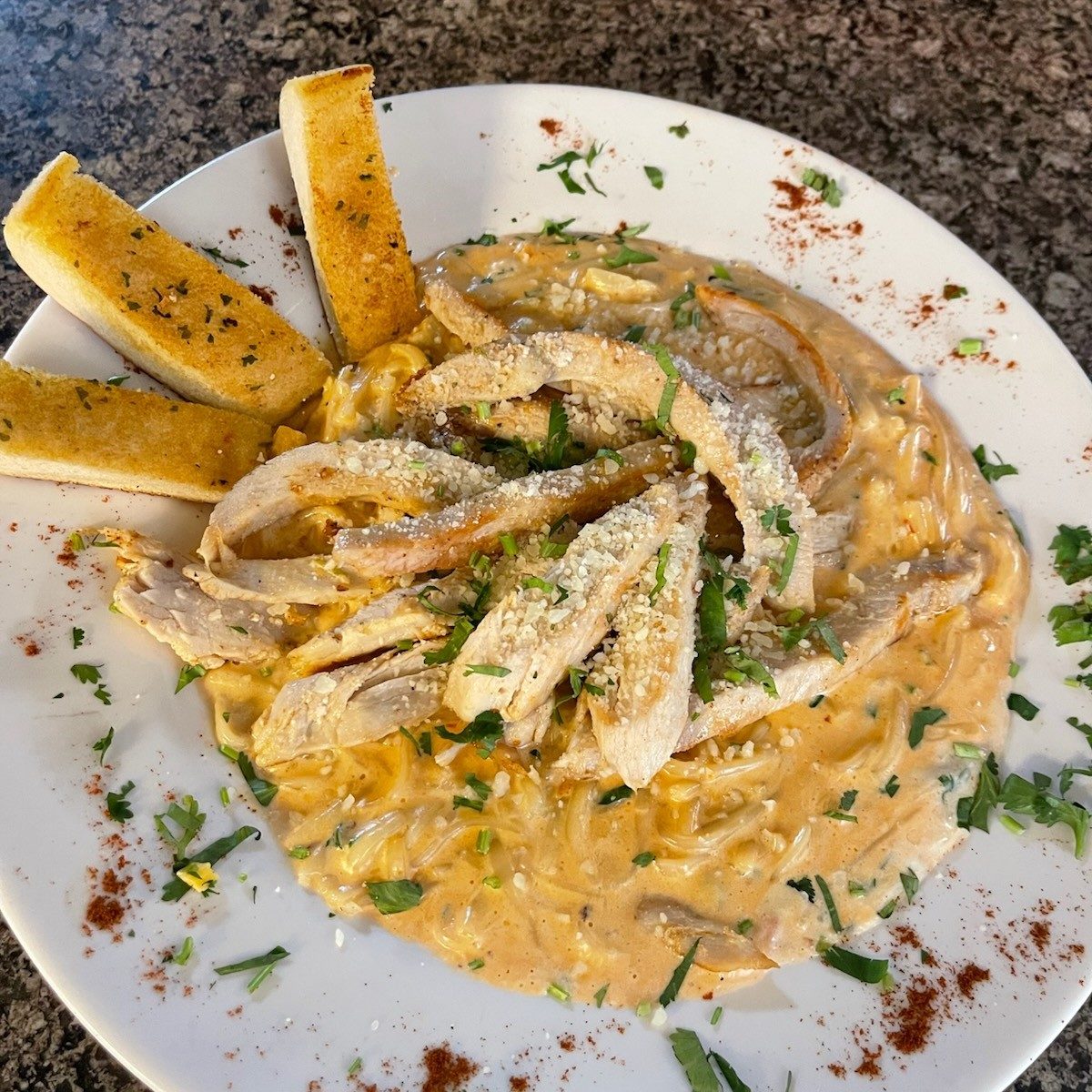 Mexican Style Chicken Chipotle Pasta.