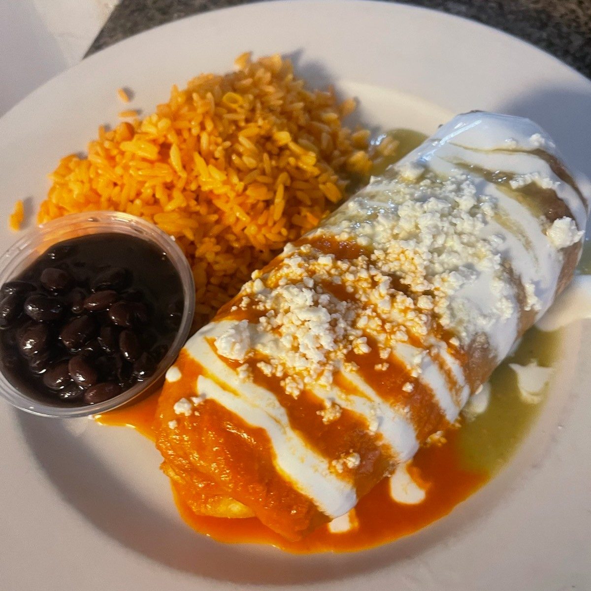 Steak Chimichanga.