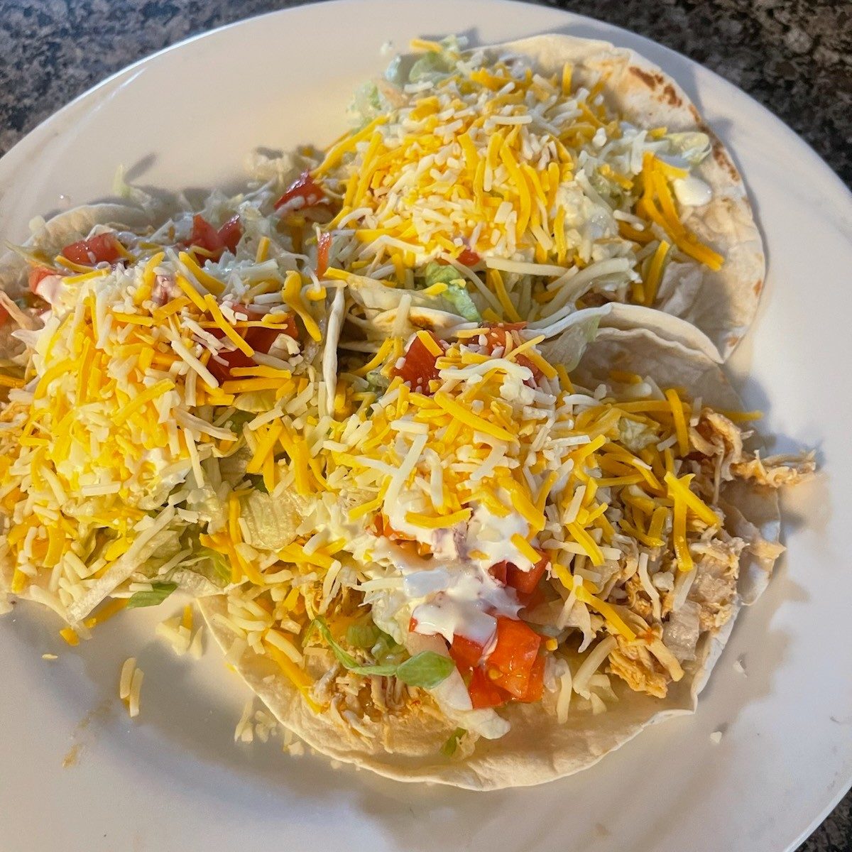 Chicken Tacos.