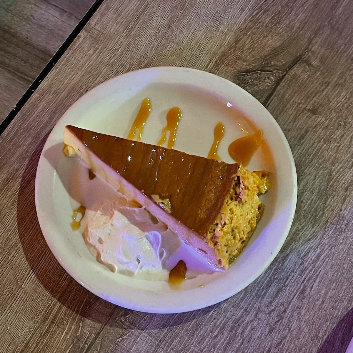 Flan Napolitano.