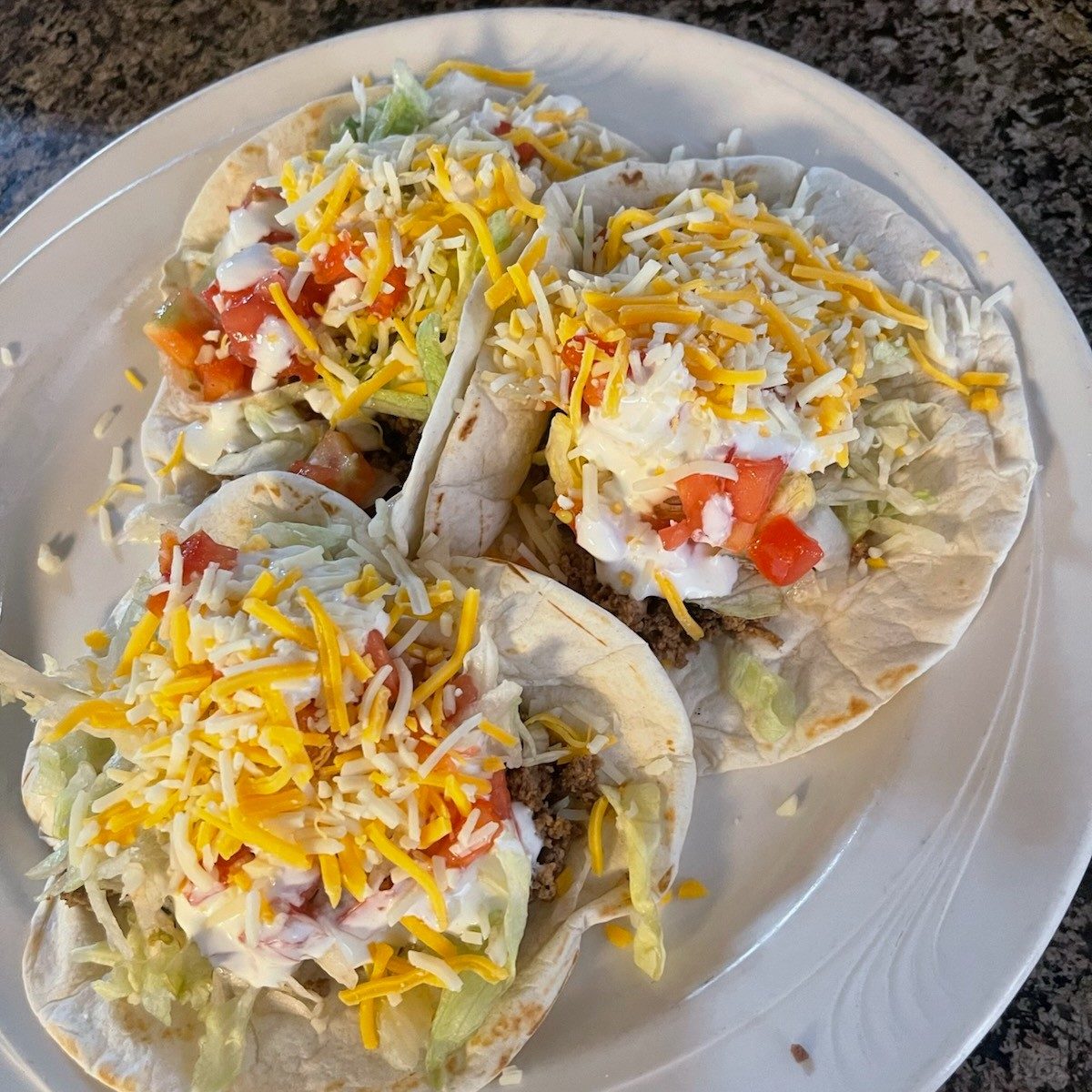 Beef Tacos.