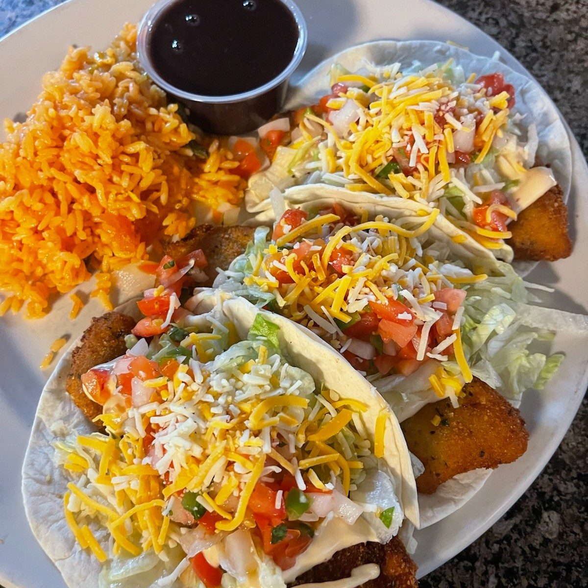 Fish Tacos.