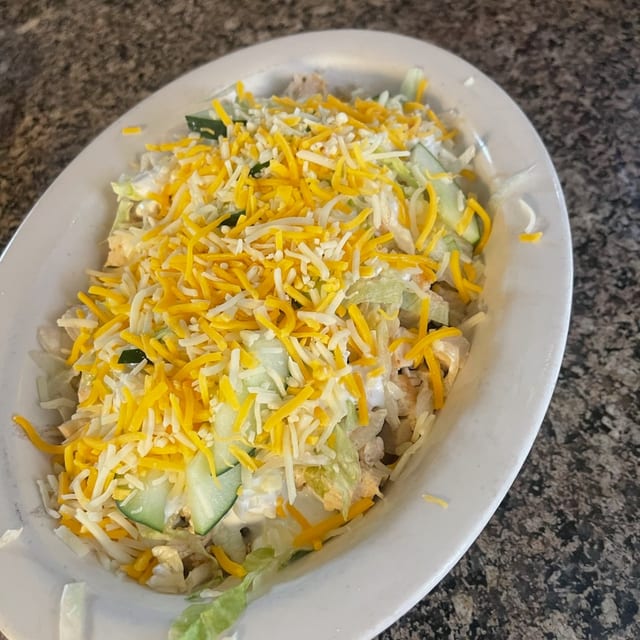 Grilled Chicken Burrito Bowl.